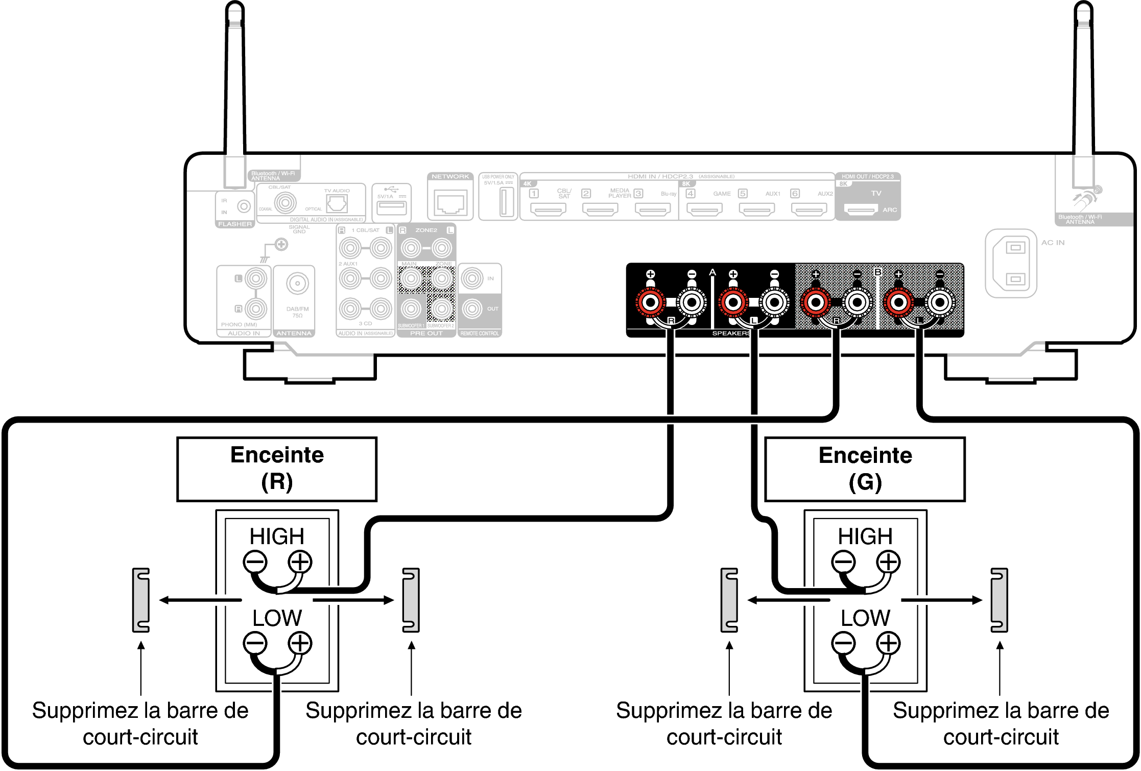 Conne biwiring S70sN